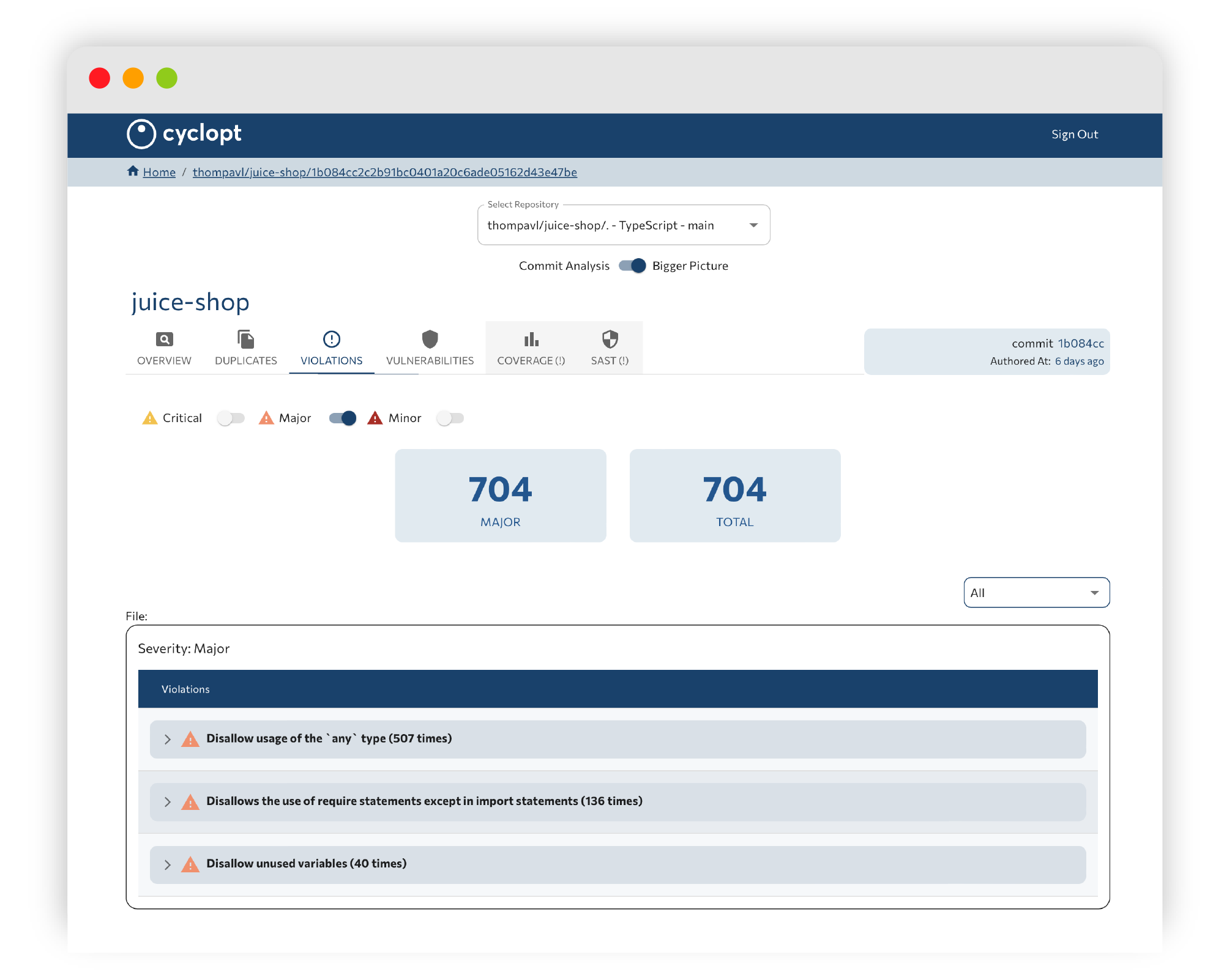 AutomatedCodeAnalysisImage1 page